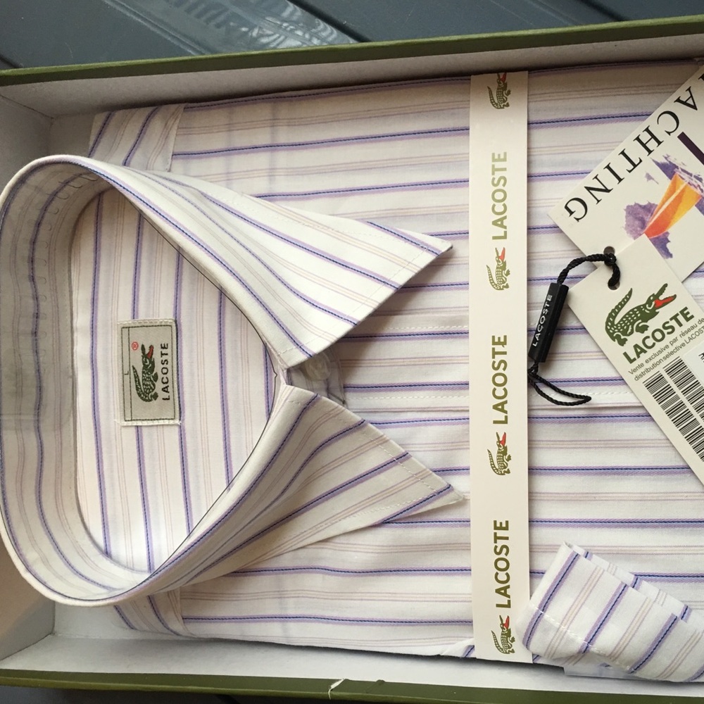 Lacoste Short Sleeve Dress Shirt